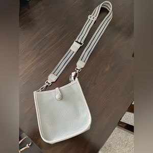 Gray crossbody
